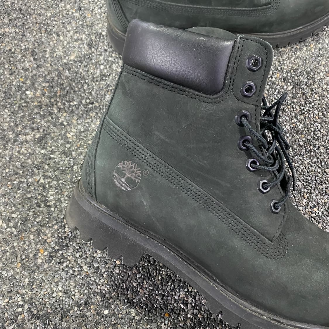 팀버랜드 블랙 누벅 가죽 6인치 프리미엄 부츠 B4055 상품이미지5