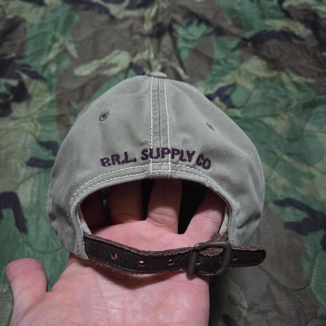 00s Vintage Polo Ralph Lauren P.R.L. Cap 상품이미지7