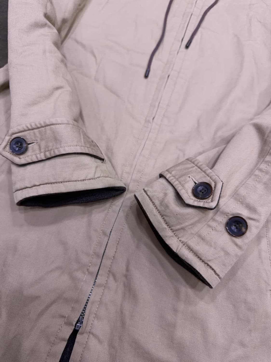 랄프로렌 폴로 우먼스 리버시블 후드 코트 자켓 브라운 베이지 S 상품이미지9