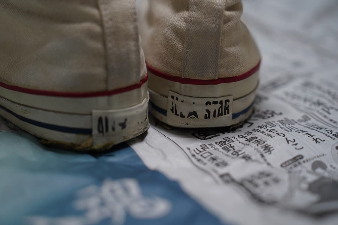 90s converse high parchment(made in usa) 상품이미지3