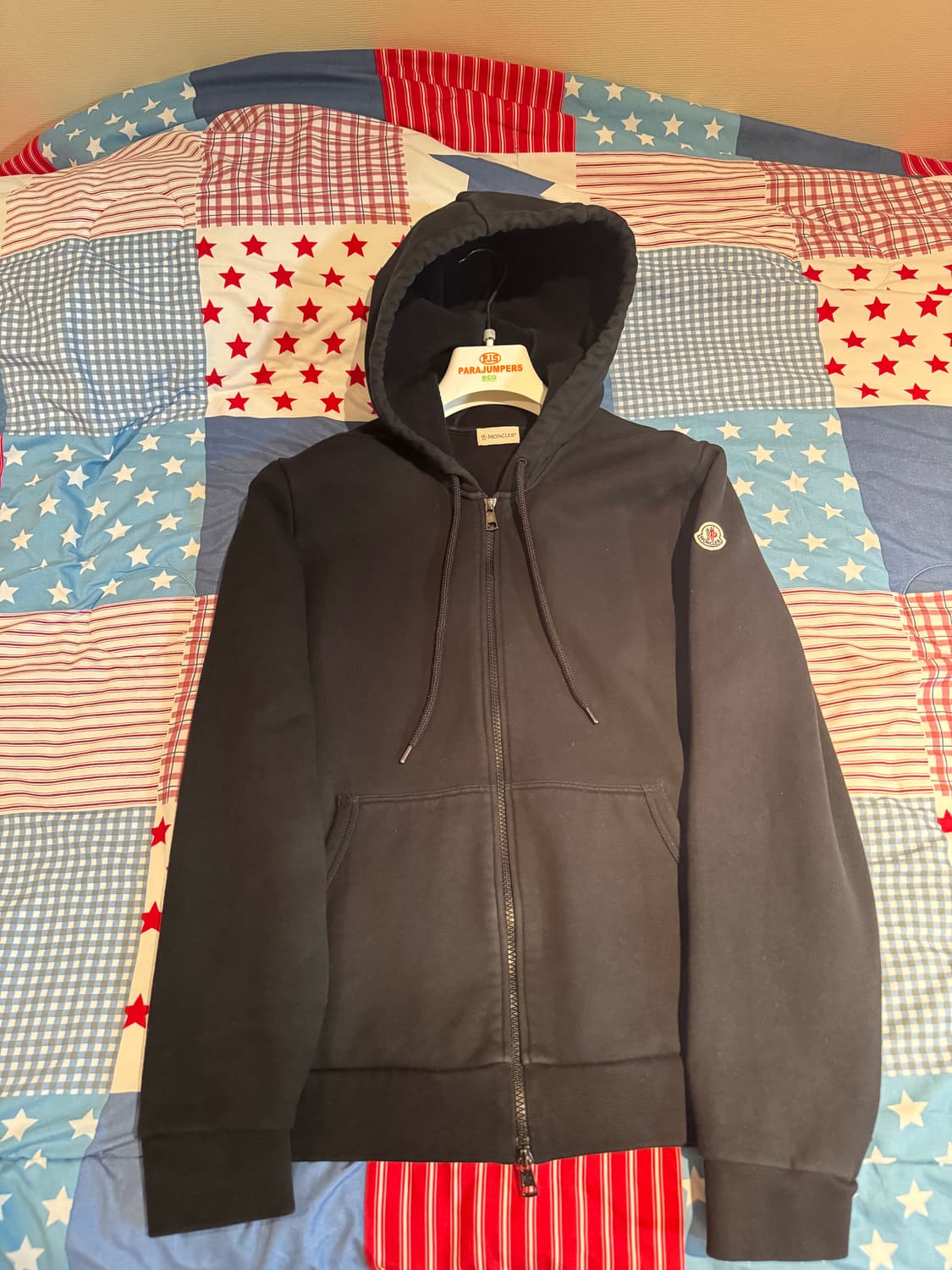 몽클레어 여성 후드집업 블랙 상품이미지1