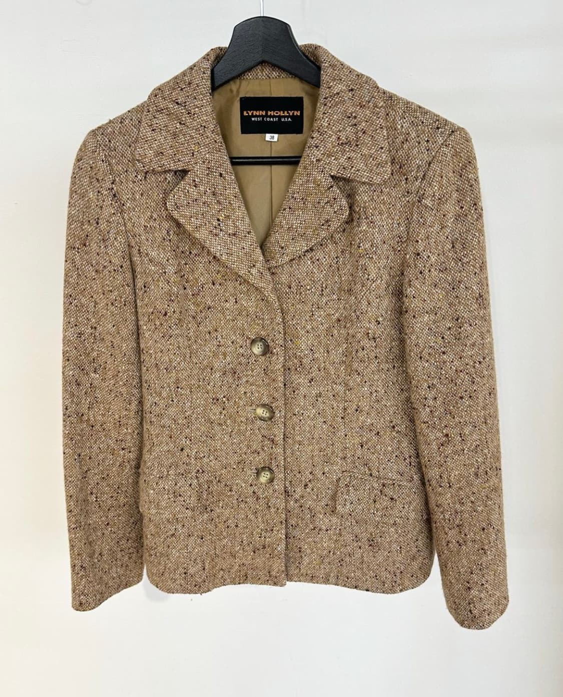 빈티지 베이지 울 블레이져 상품이미지3