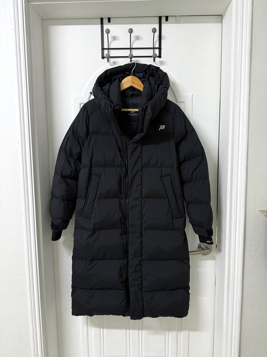 85사이즈 공용 빈폴 스포츠 블랙 롱패딩 상품이미지1