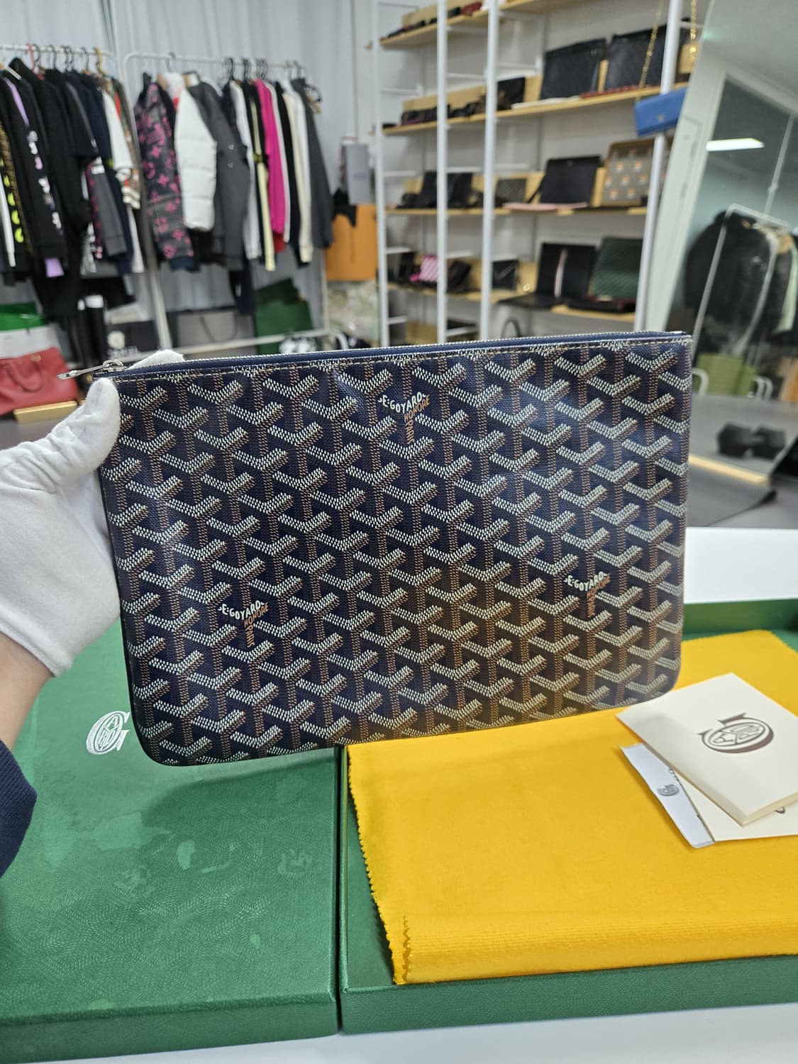 [A급컨디션]고야드 클러치백mm 상품이미지1