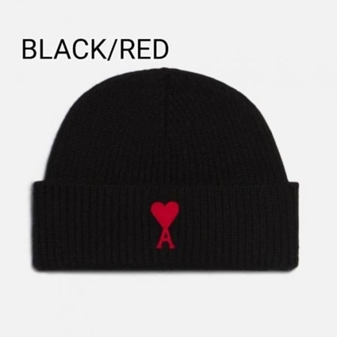 Ami 아미 체인스티치 하트로고 울 비니 상품이미지1