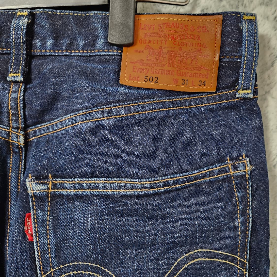 H791 [31] 리바이스 502 셀비지 데님 청바지
 상품이미지3