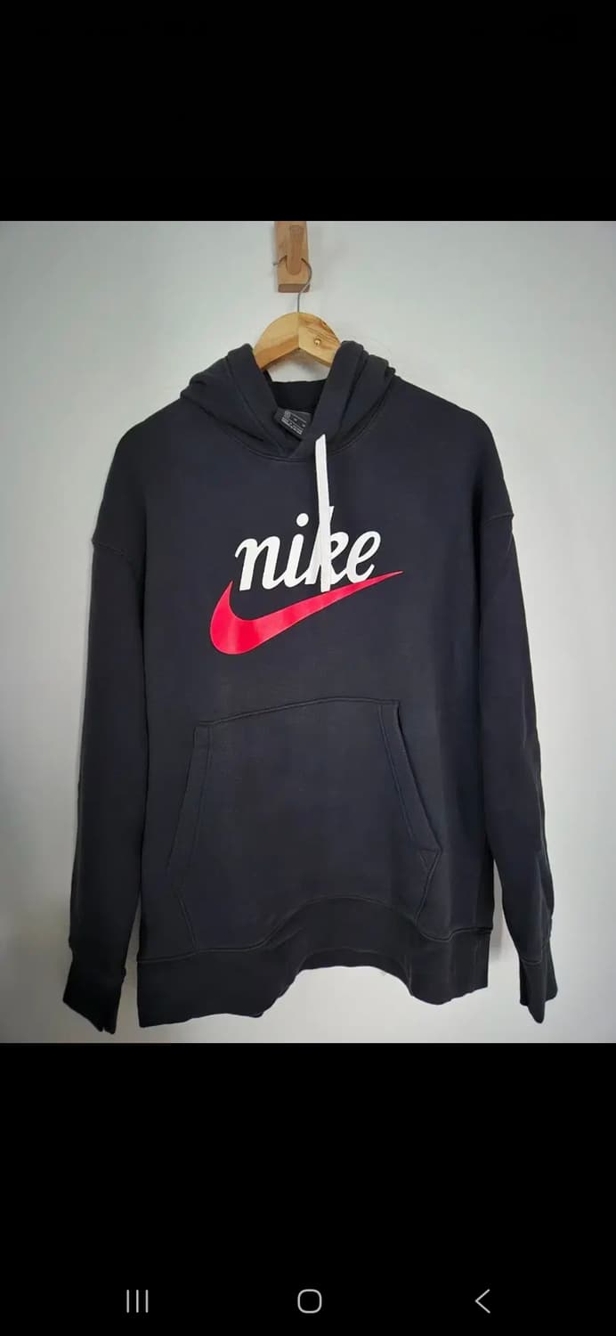 [XL] 나이키 풀오버 후드 티셔츠 차콜 상품이미지1