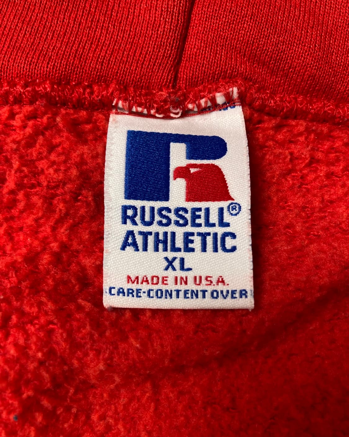 90s Russell Zip Up Hoodie (red) 상품이미지3