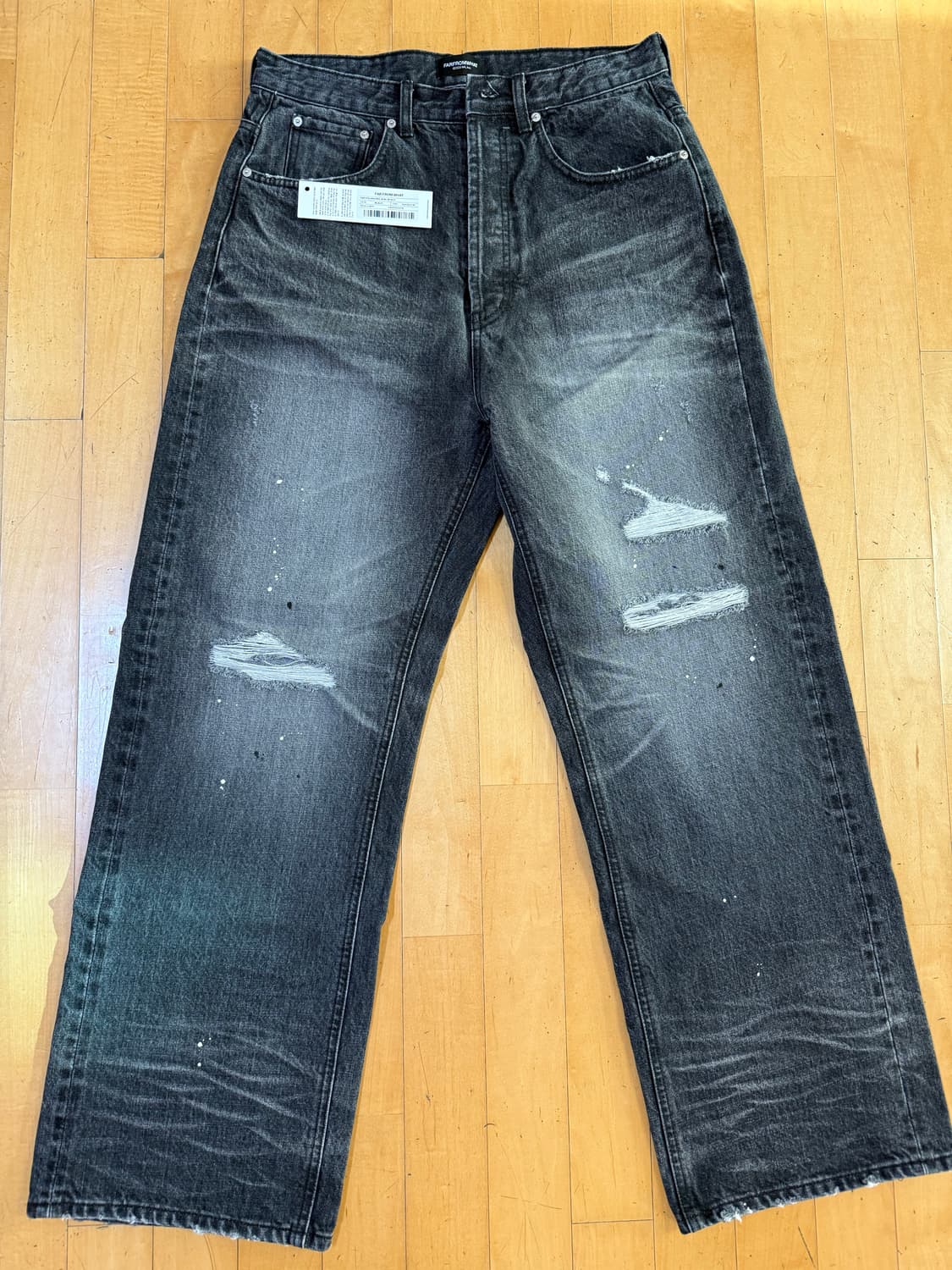 2size 파아카이브 빈티지 워시드 데님팬츠 새상품판매 상품이미지1