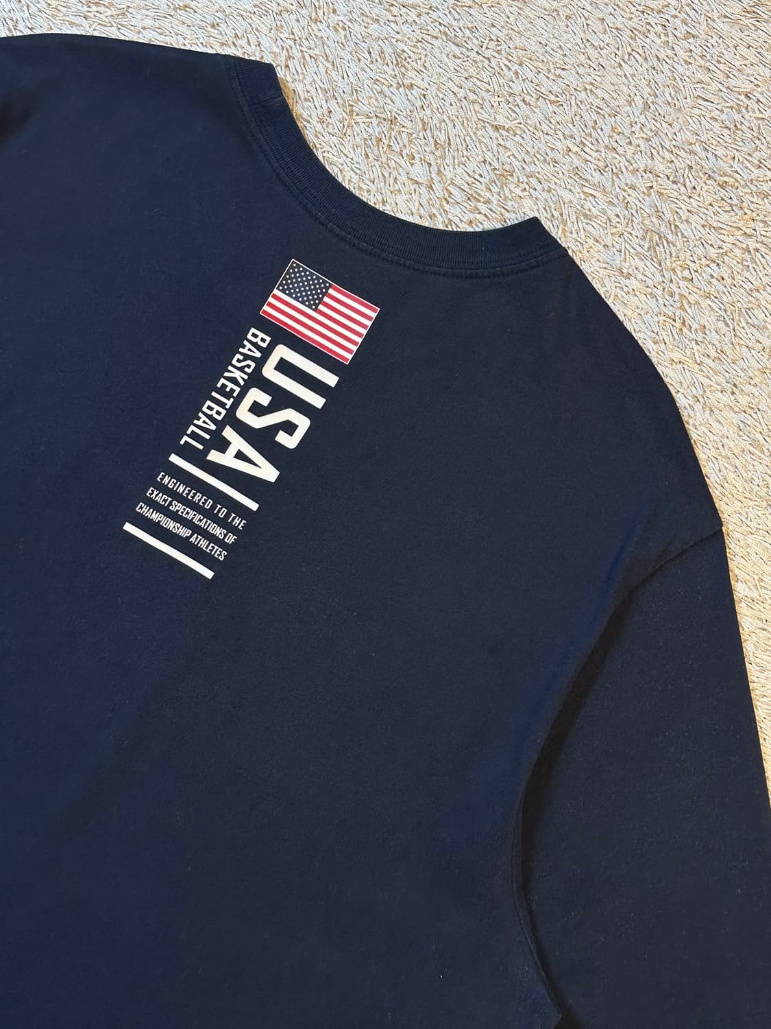 나이키 NIKE 드라이핏 USA 성조기 반팔 티셔츠 네이비 상품이미지5