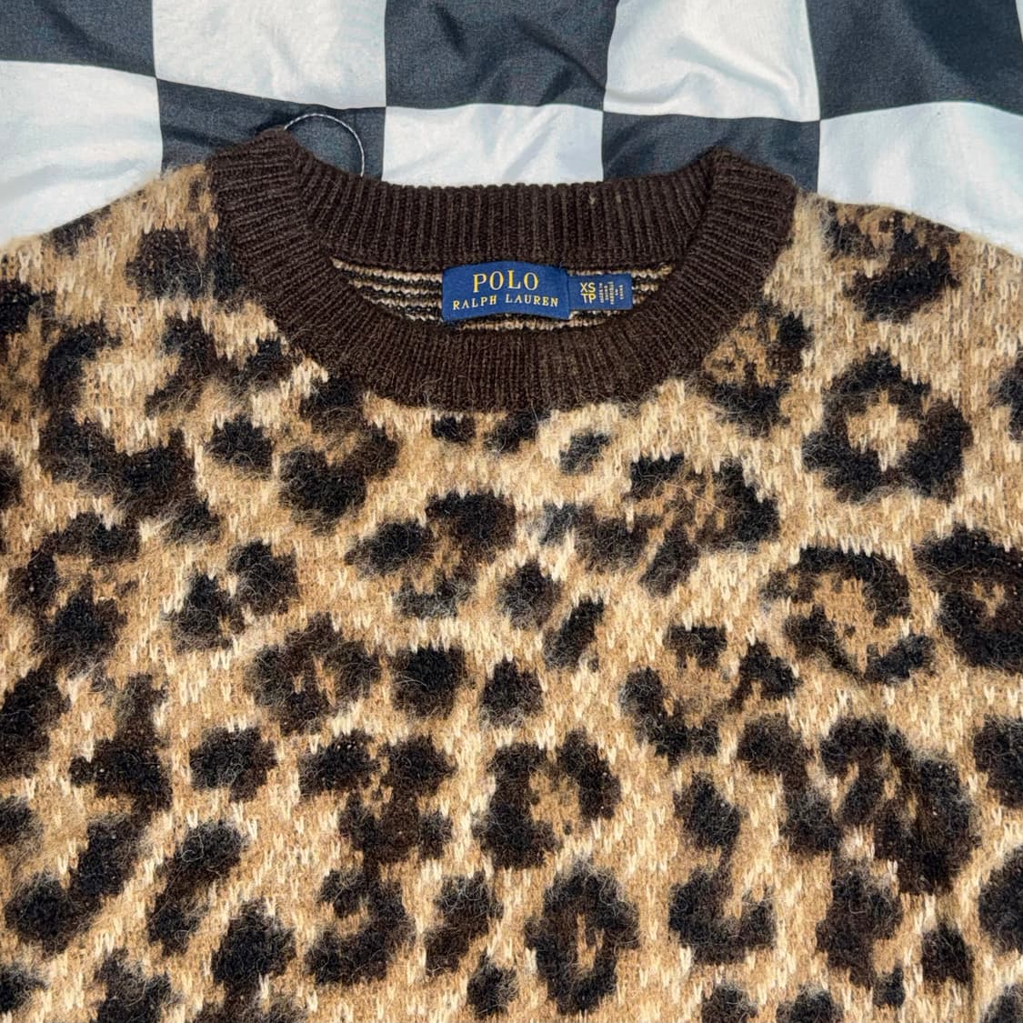 폴로 랄프로렌 알파카 레오파드 니트 상품이미지2
