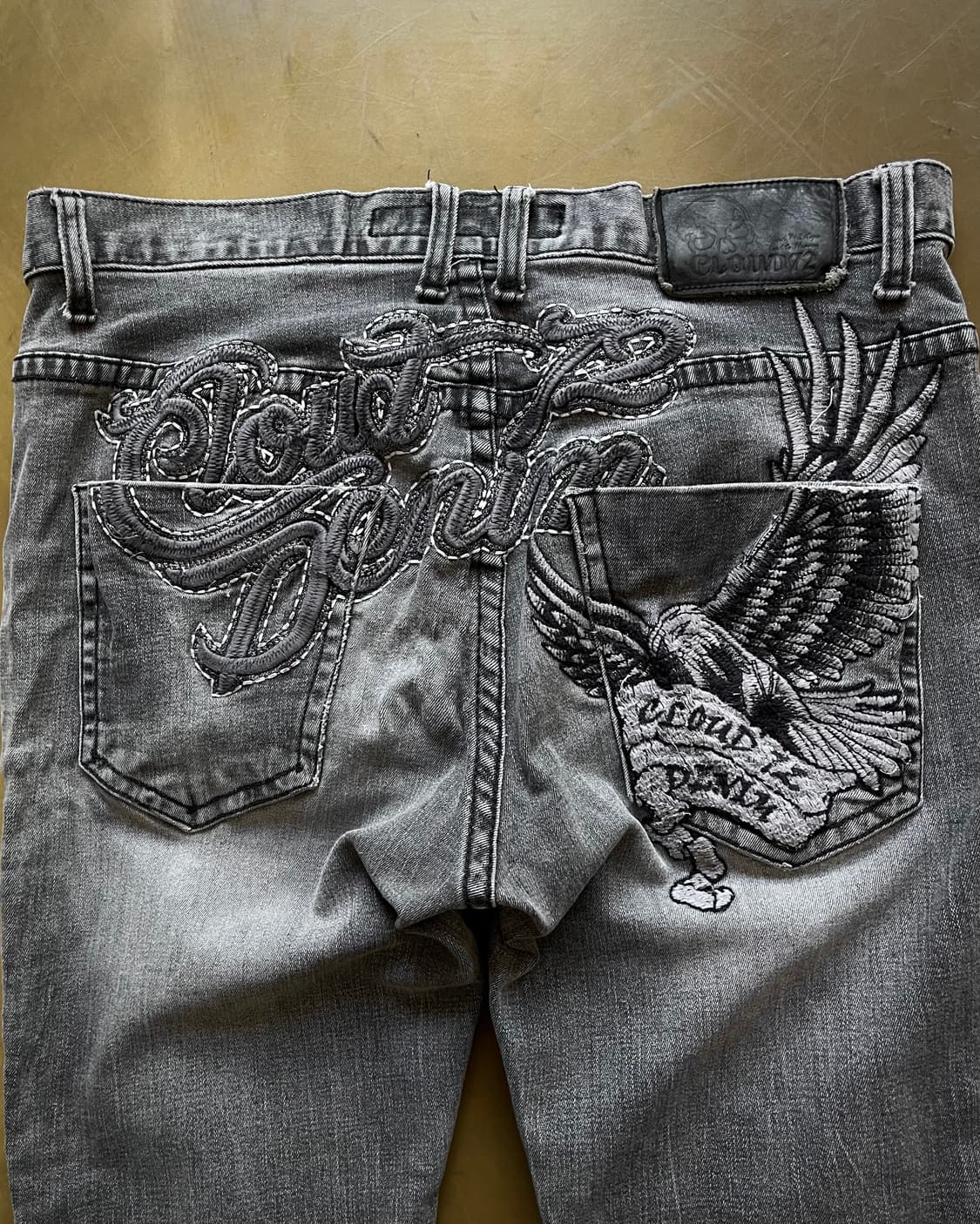 2000s Cloud 72 Skull Studed Denim Pants 상품이미지9
