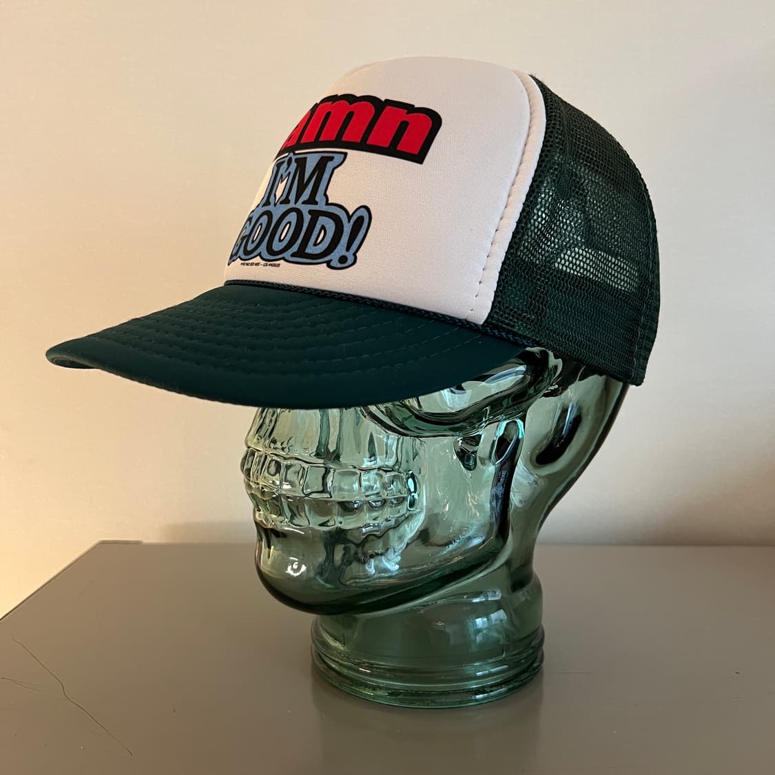 빈티지 80s Damn I'm Good 슬로건 트러커 캡 상품이미지5