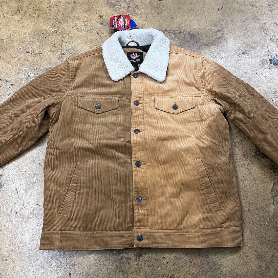 [정품/L] 디키즈 코듀로이 쉐르파 자켓 b14 상품이미지3