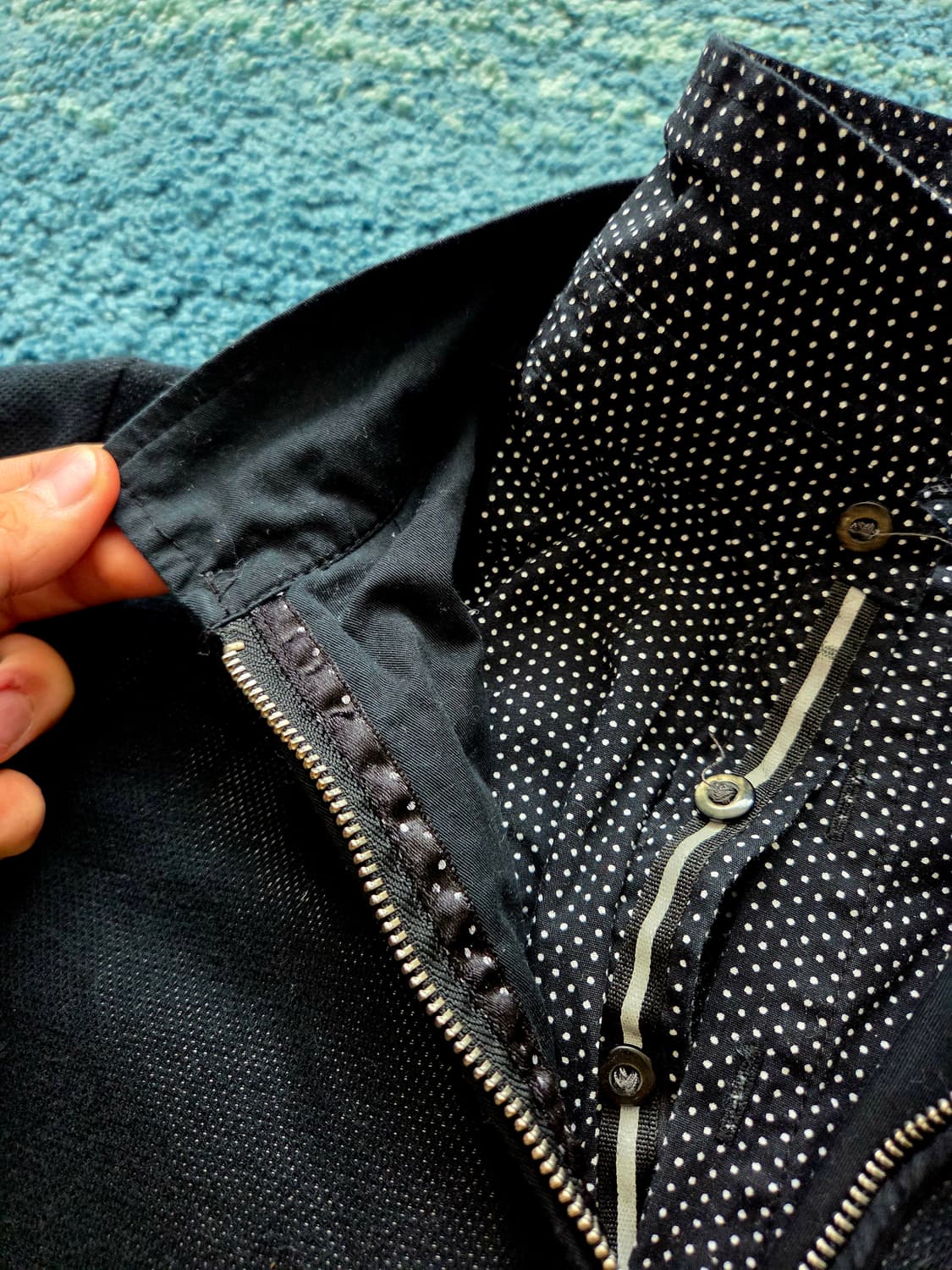 Male&co 락시크 다크 셔츠 레이어드 반팔 티셔츠 원지퍼 표기M 상품이미지3