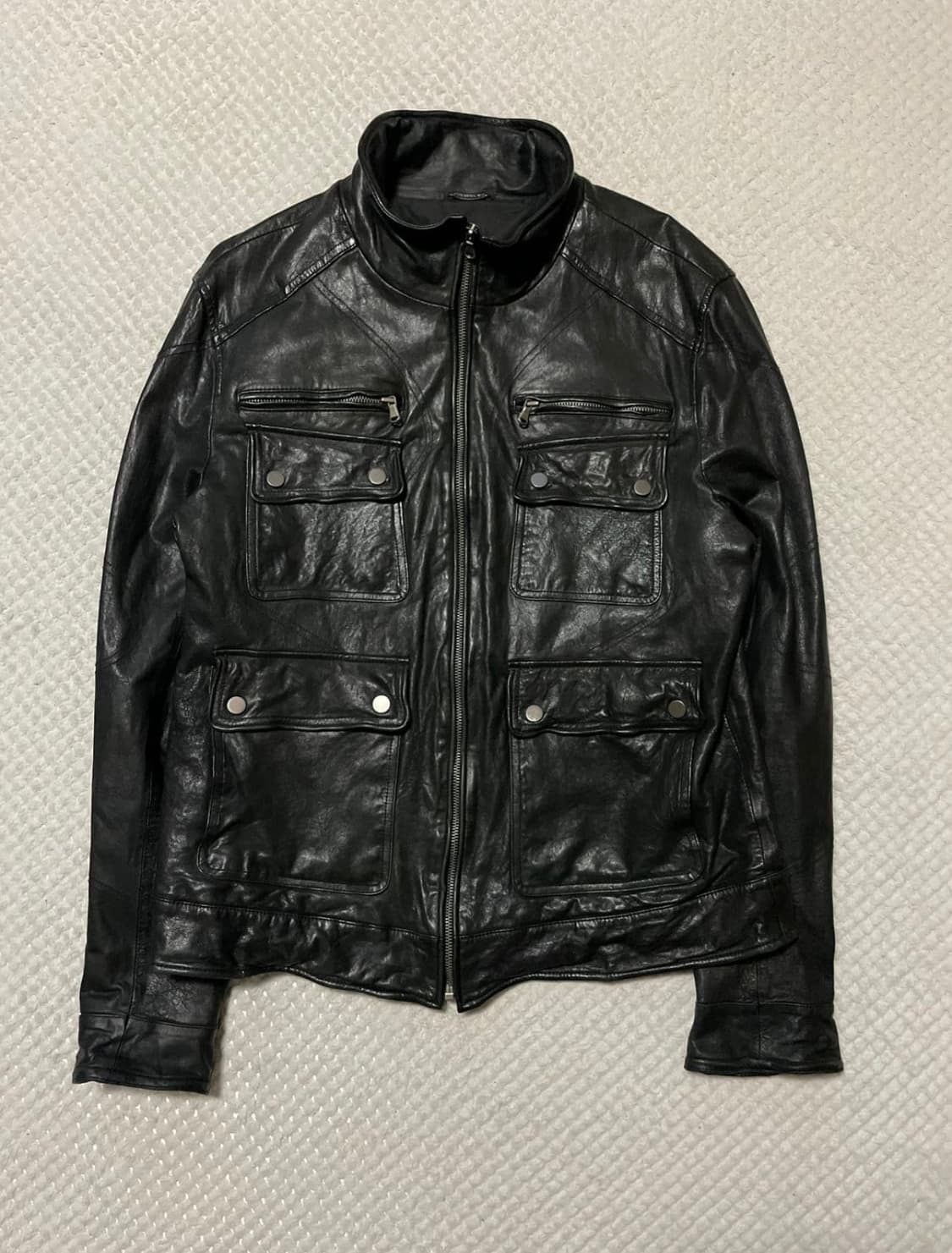 광희시장 웨스턴무드 램스킨 레더자켓 상품이미지1