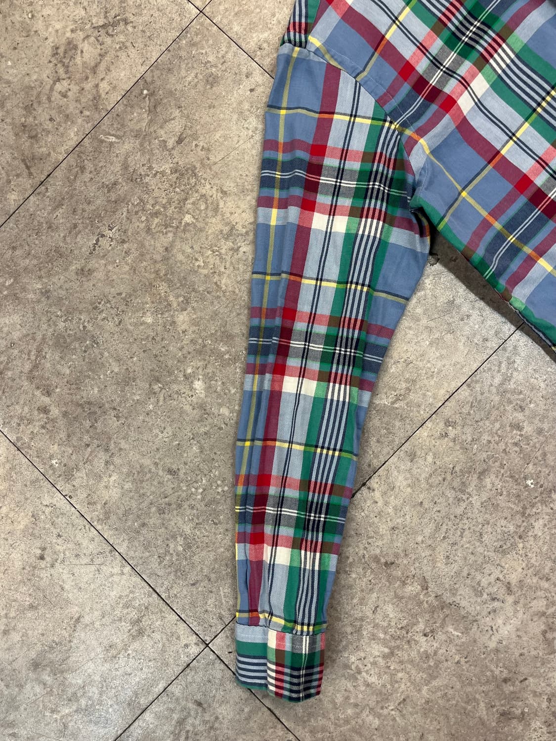 폴로 랄프로렌 체크 포켓 셔츠 스카이블루 M #csz3023 상품이미지6