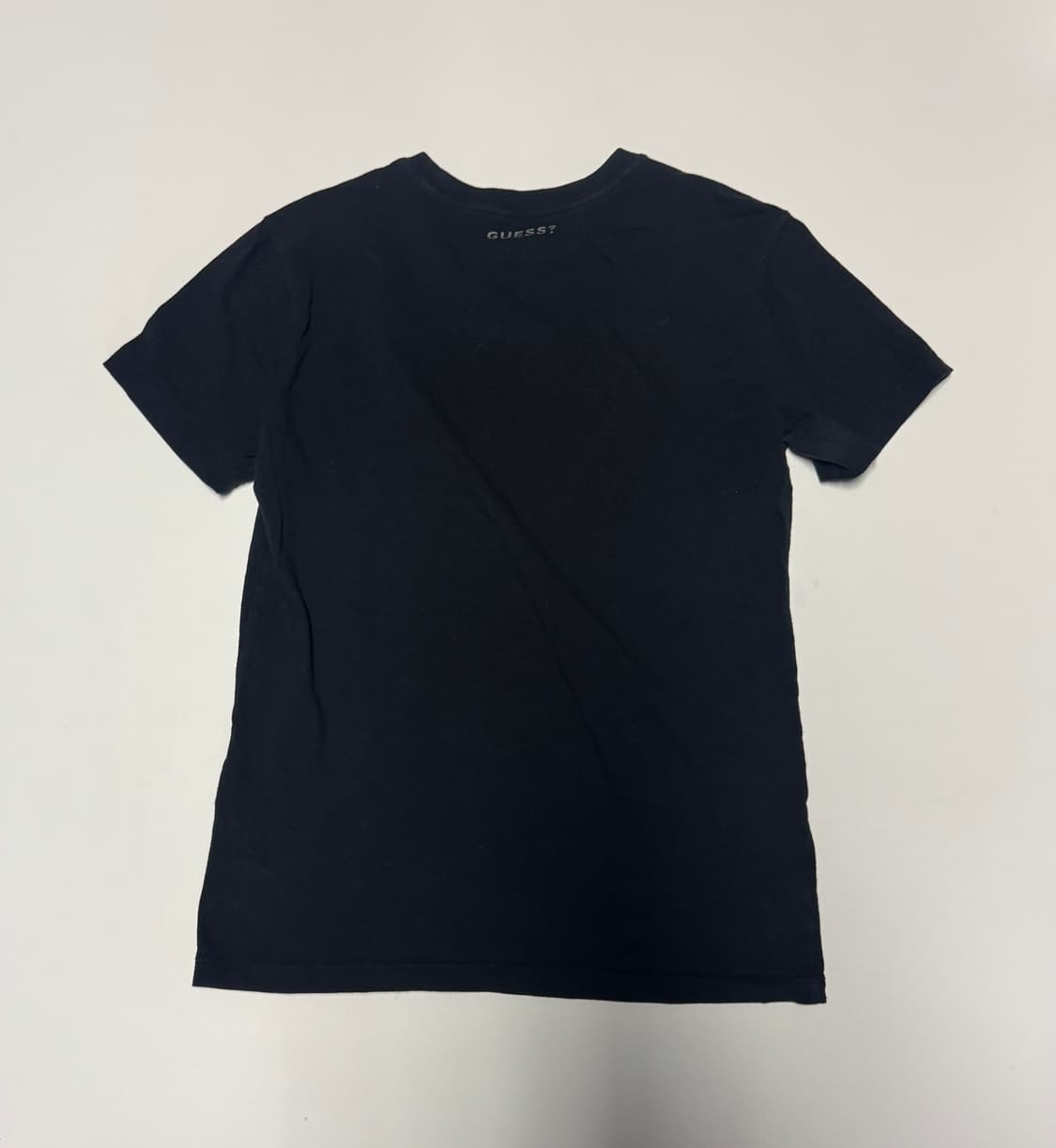 게스 Guess 스펠아웃 스판 혼방 반팔 티셔츠 M ~ L 블랙 상품이미지2