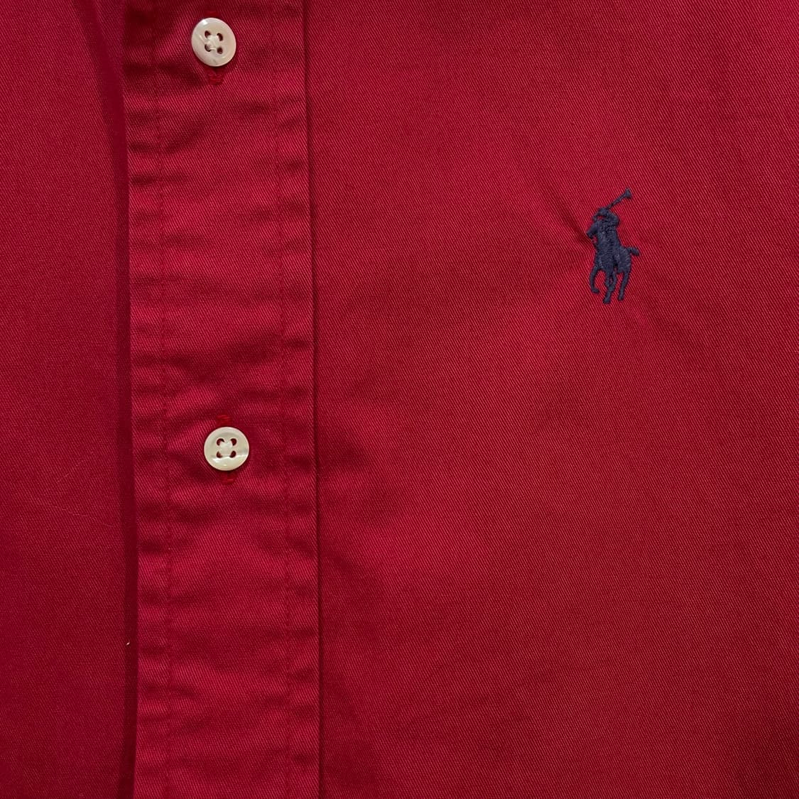 Polo Ralph Lauren Red Oxford Shirt 상품이미지3