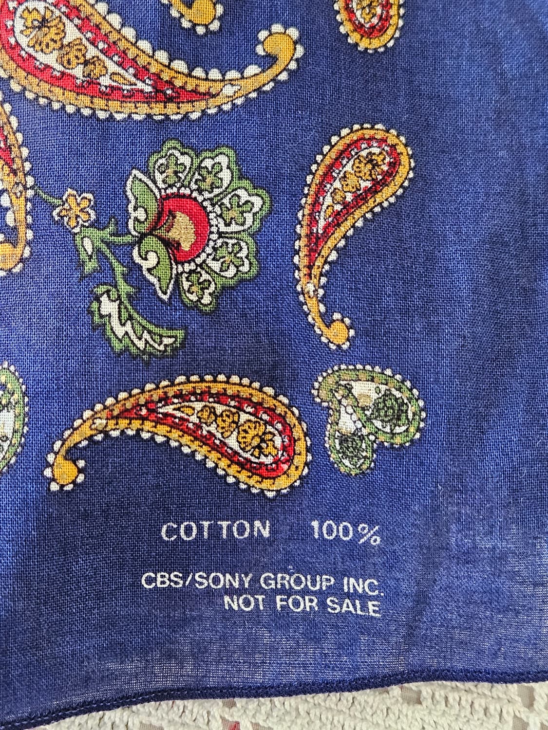 밥 딜런(Bob Dylan) 페이즐리 프로모션  손수건 상품이미지6