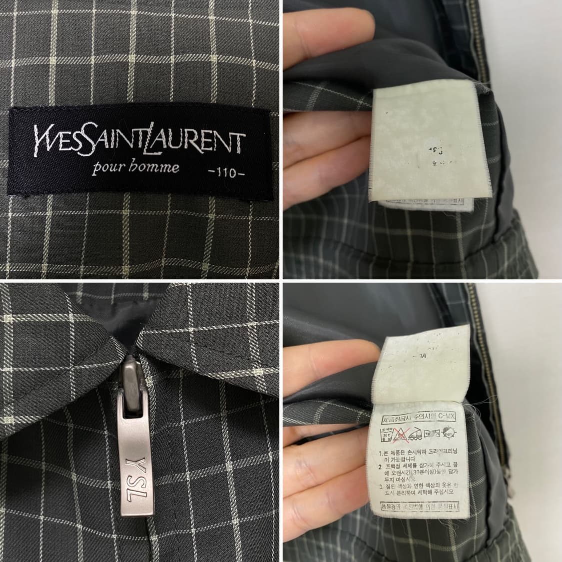 YVES SAINT LAURENT YSL LOGO BOMBER 상품이미지9