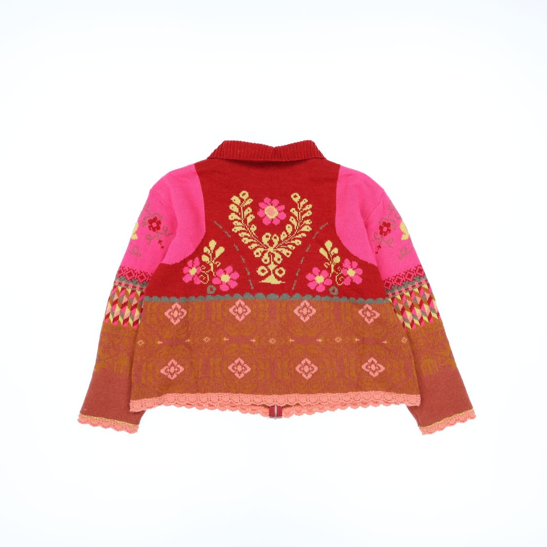 오일릴리 플라워 니트 집업 N7530 상품이미지2