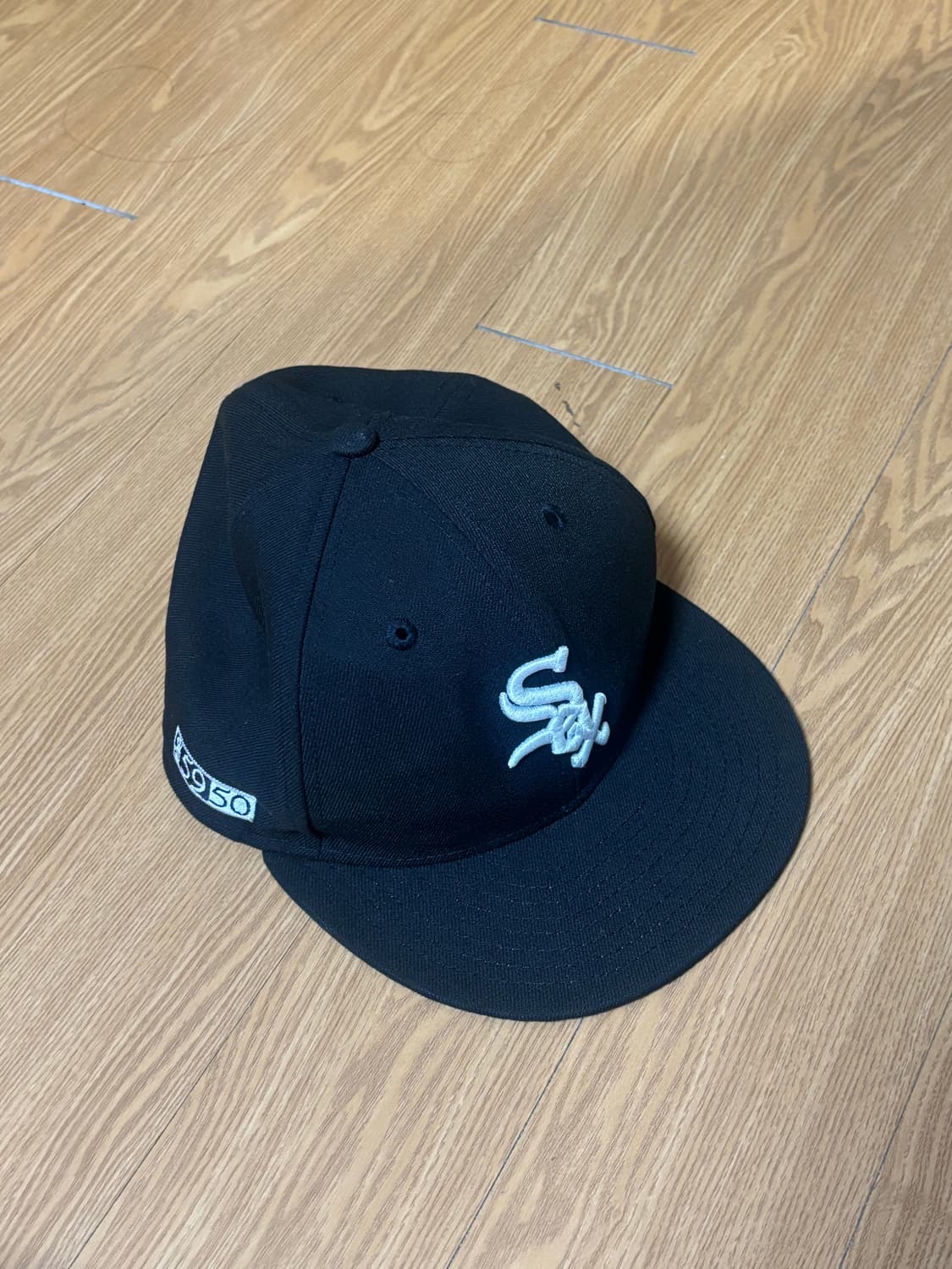 뉴에라 시카고 화이트 삭스 MLB 738 59피프티 블랙 캡 스냅백 상품이미지2