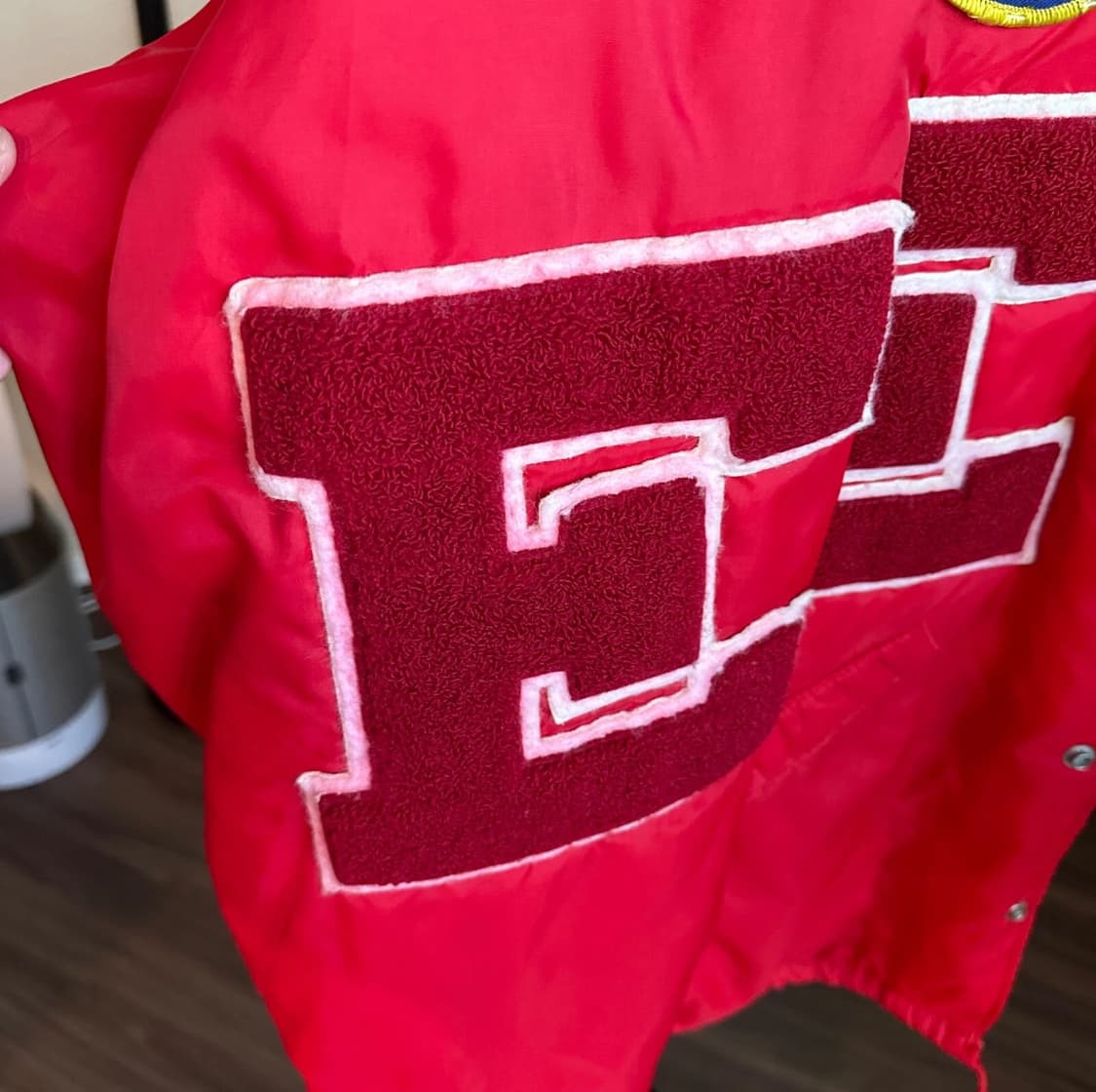 빈티지 패치 윈드브레이커 쉐르파 자켓   L/XL   상품이미지7