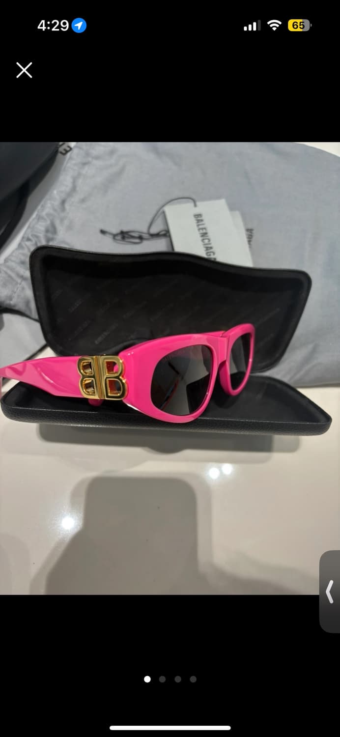 발렌시아가 BB 선글라스 핑크 상품이미지1
