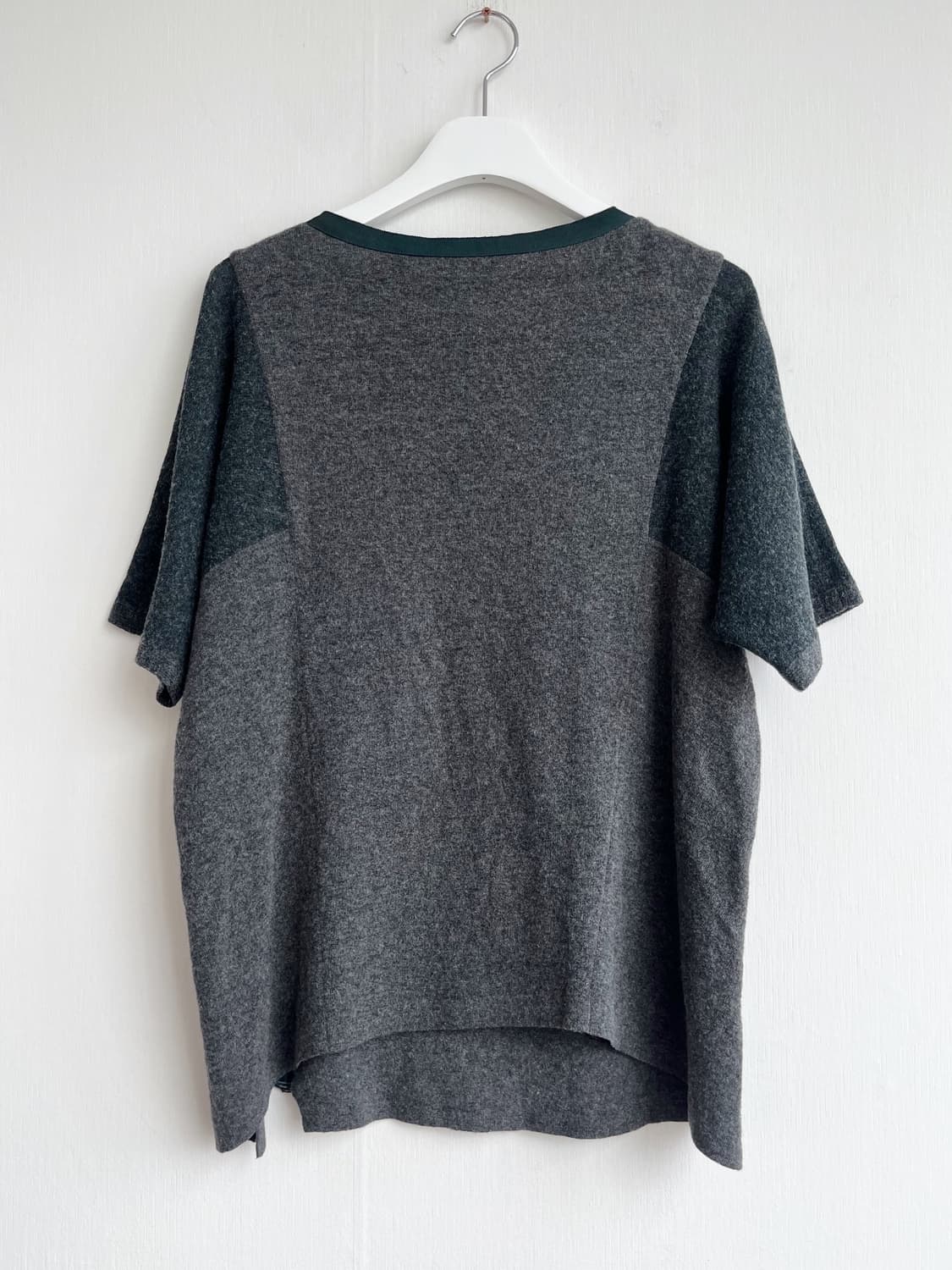 그레이그린 자수 레이스 레이어드 니트 티셔츠 상품이미지4