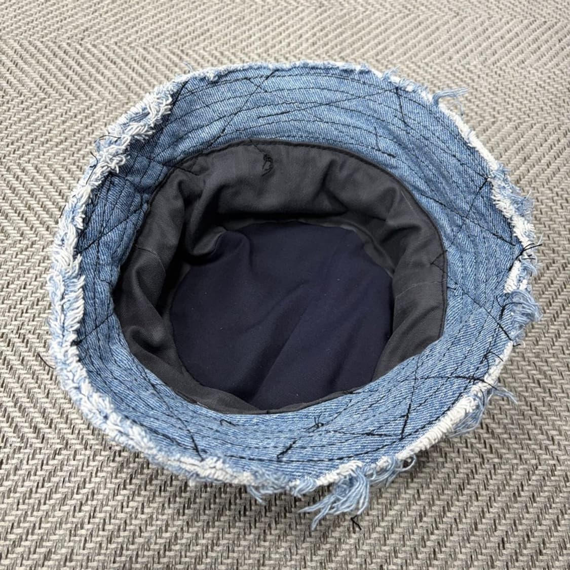 빈티지 패치워크 데님 버킷햇(연청) v1462 상품이미지5