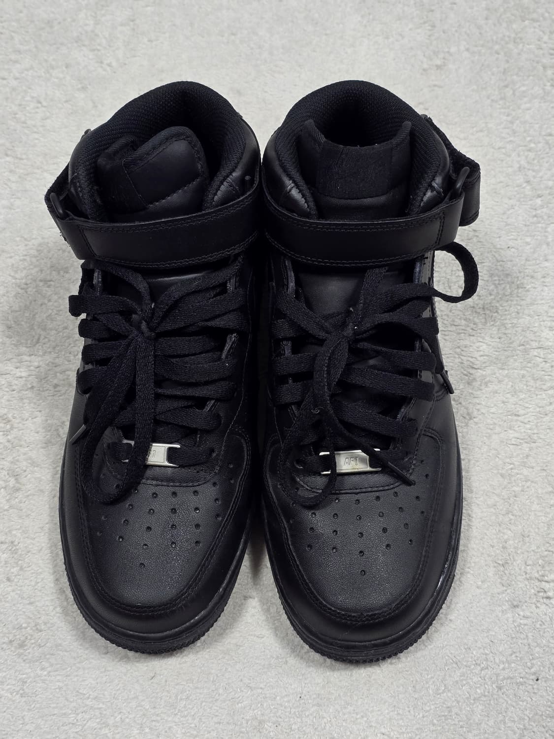 나이키 에어포스1 07 미드 올검 블랙 260 상품이미지2