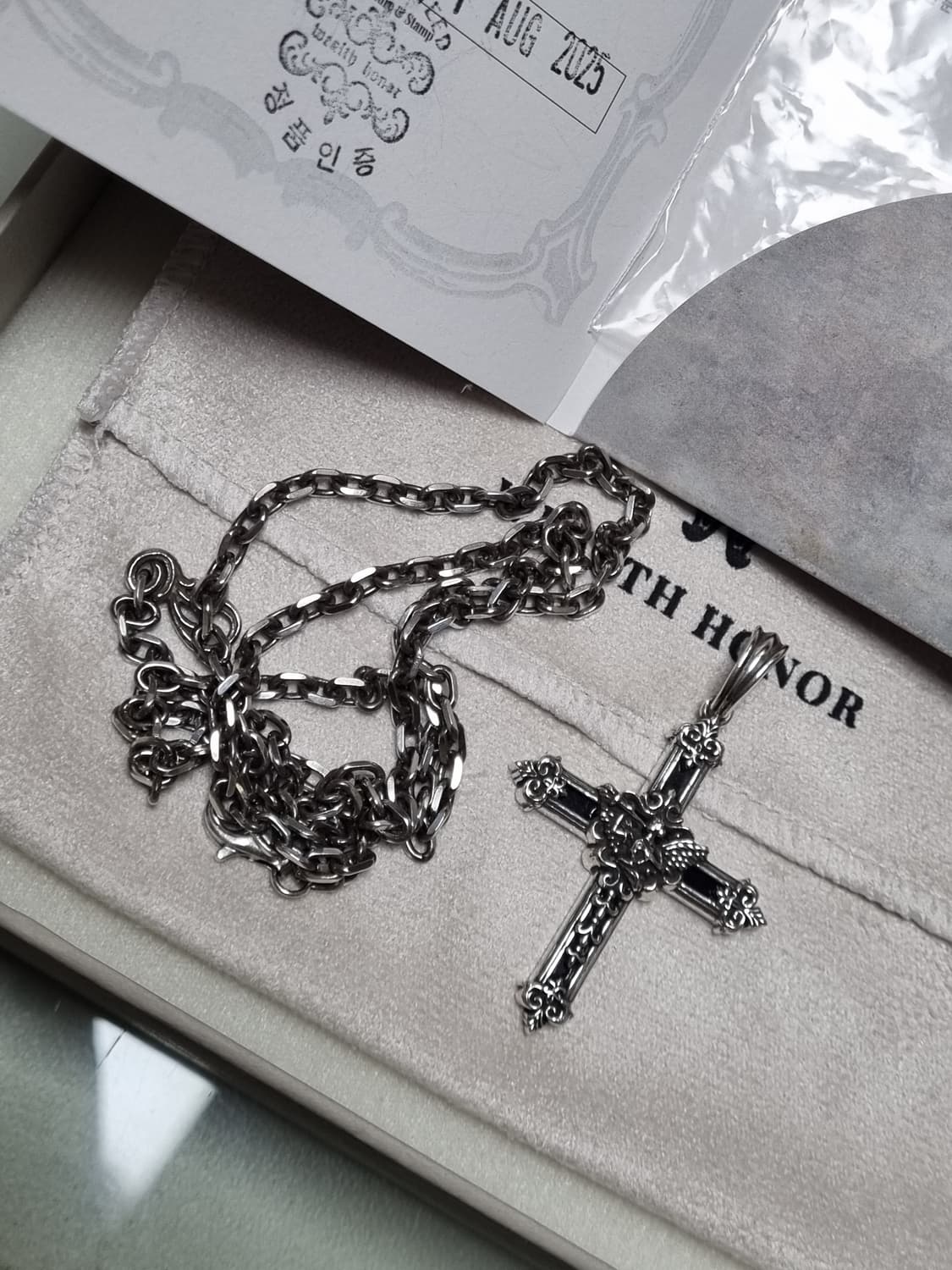 웰스오너 십자가 목걸이 상품이미지1