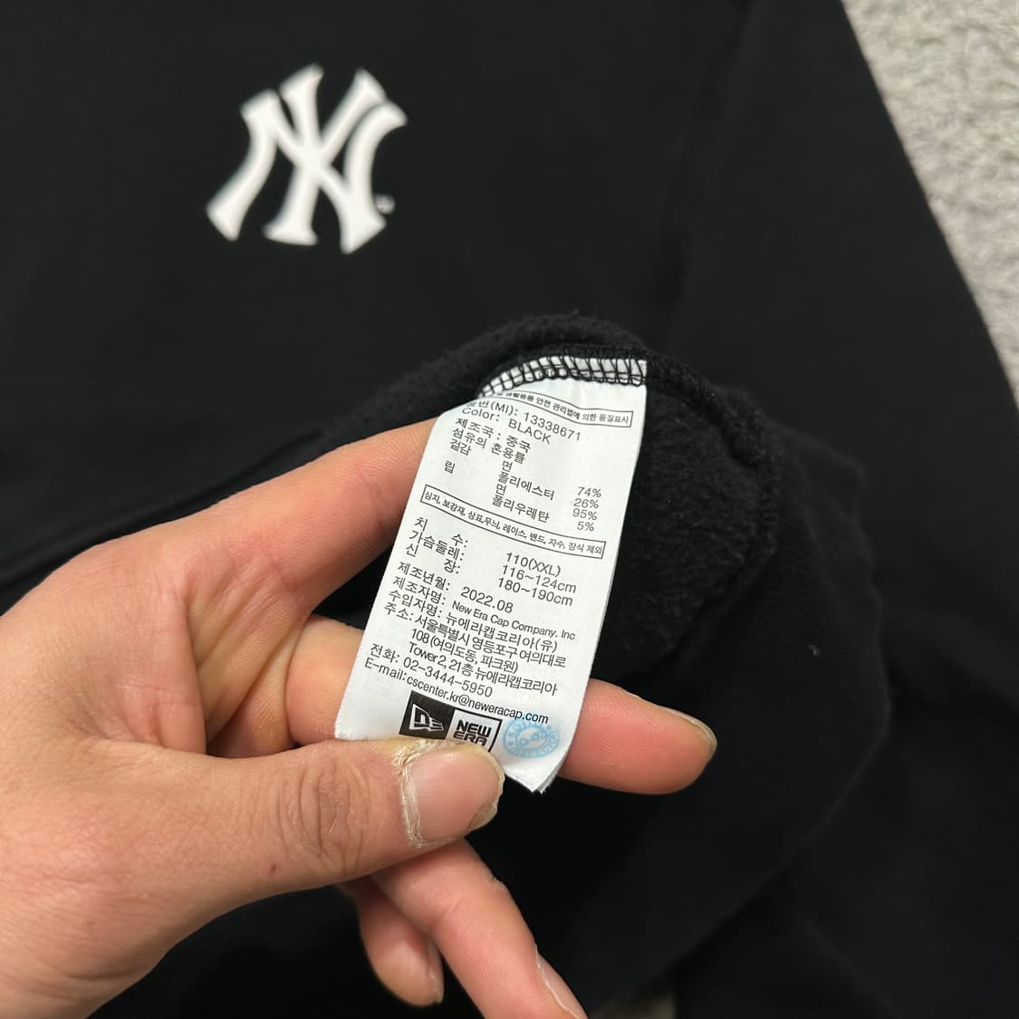 [100-105] 뉴에라 양키즈맨투맨 상품이미지5