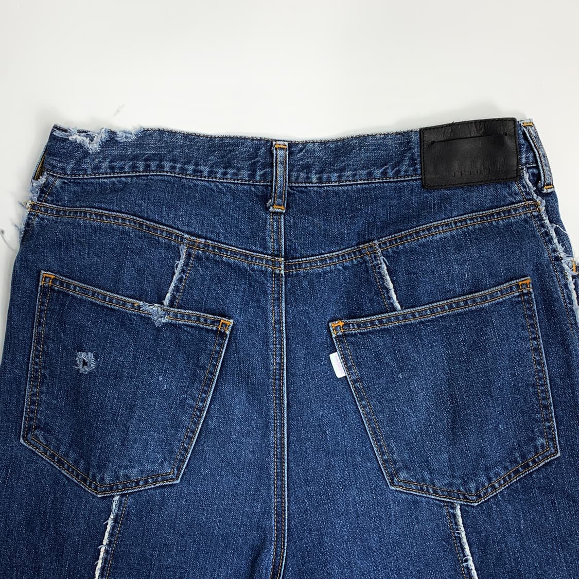 지에다 루즈핏 와이드 데님 팬츠 상품이미지8