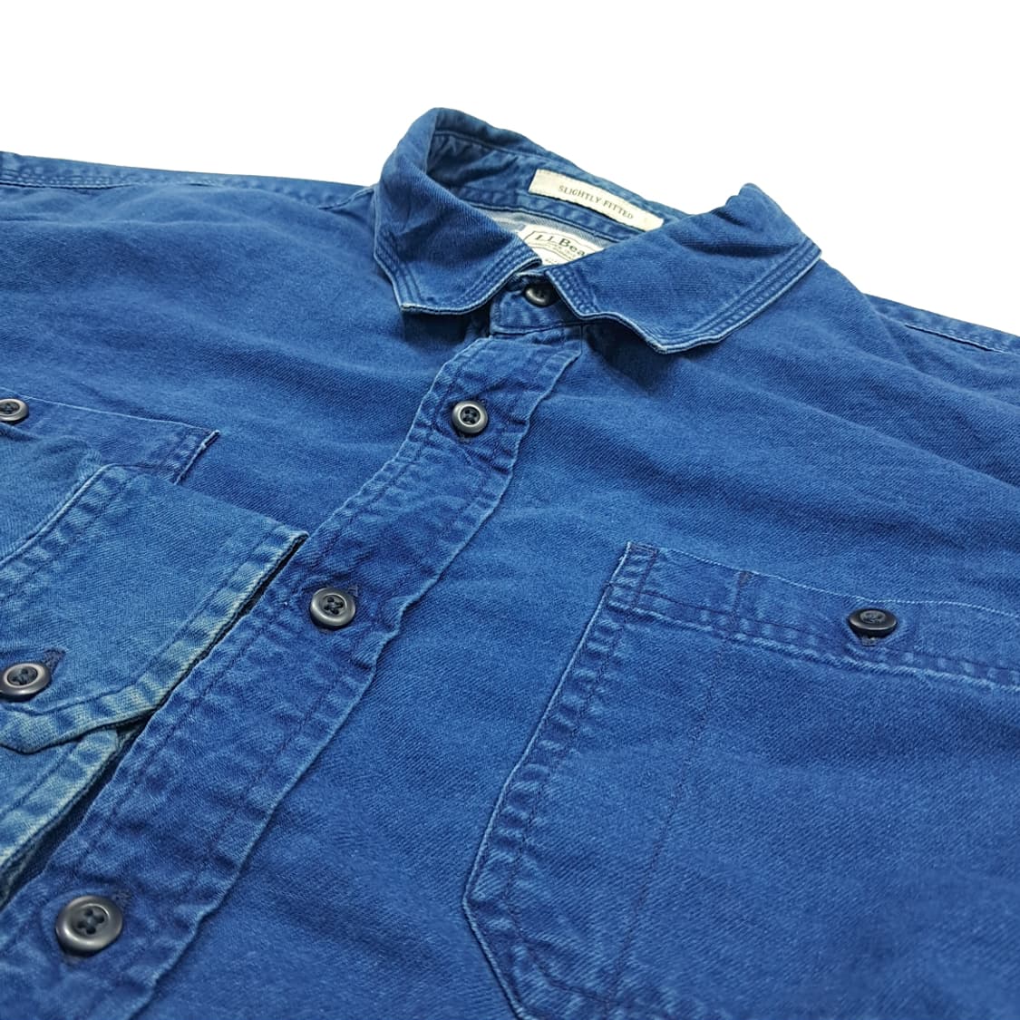 CN781 XL 엘엘빈 진청 긴팔 데님 셔츠 남방 상품이미지5