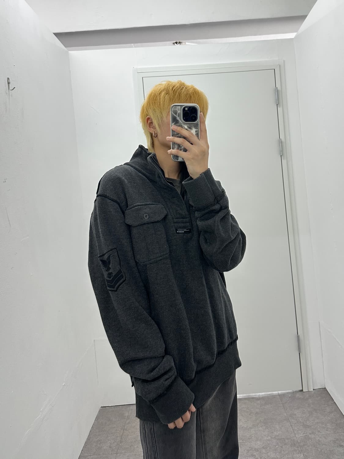 BUCKAROO wing embroidery fur zip up 상품이미지10