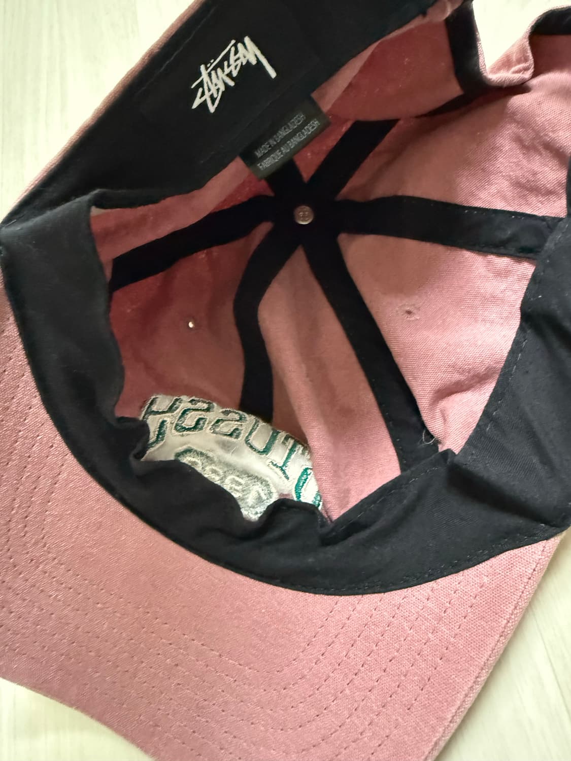 Stussy 1980 로우 볼캡 핑크 윤승아 모자 상품이미지2