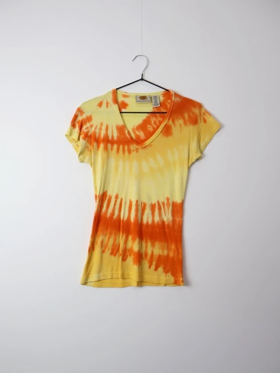 Route 66 Tie Dye V Neck T Shirt 상품이미지3