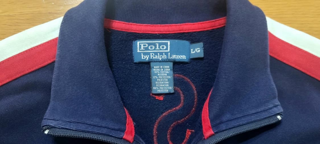 폴로 빅포니 성조기 집업 네이비 L사이즈 상품이미지7