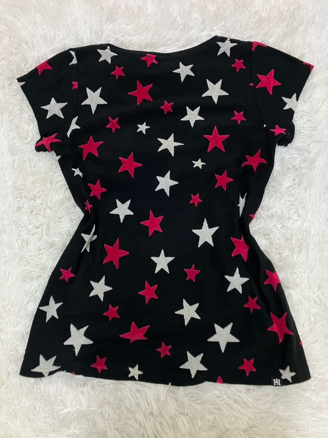 히스테릭 글래머 블랙 스타 반팔 1053 y2k 스트릿 갸루 펑키 일본빈 상품이미지2