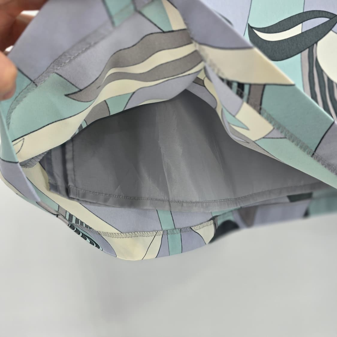 빈티지 패턴 A라인 스커트 유니크 프린트 미디스커트 여성 여름코디 상품이미지4