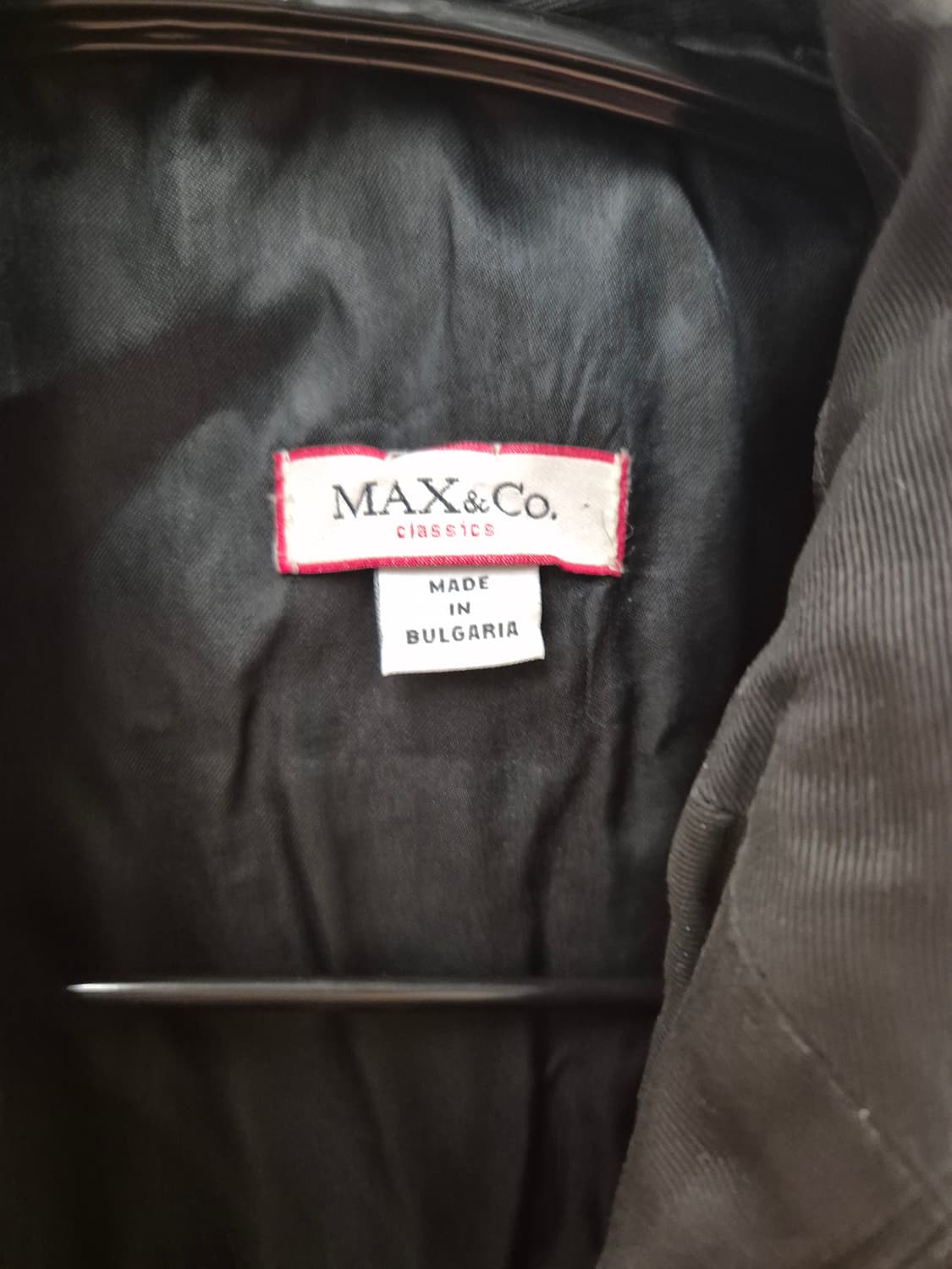 MAX&CO. 블랙 트렌치 코트 44사이즈 상품이미지4
