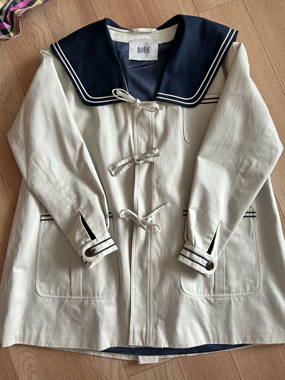 Bode 보디 세일러 코트 아이보리 상품이미지10