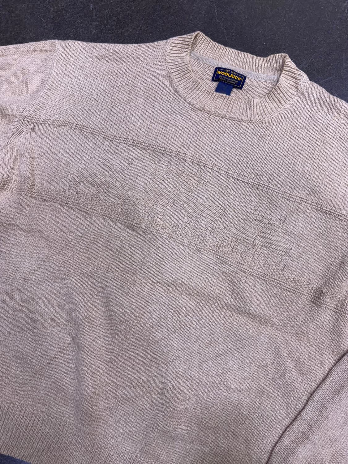 울리치 지카드 노루 디어 니트 스웨터 탄베이지 XL 상품이미지3