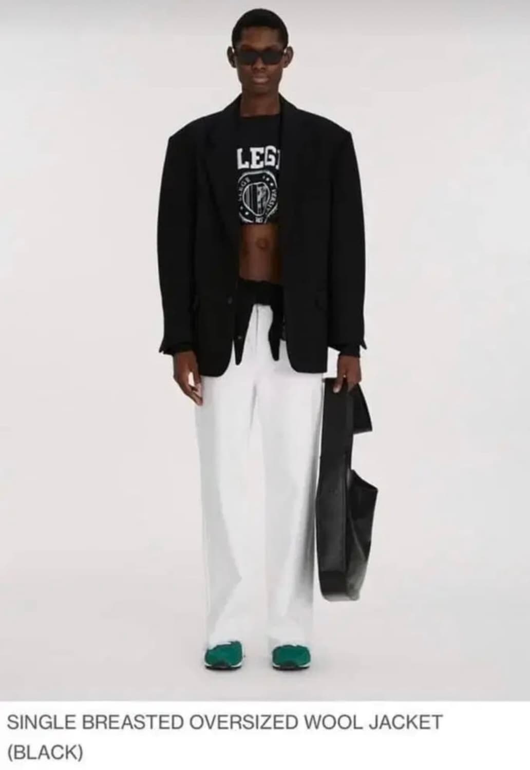 렉토 싱글 오버사이즈 자켓 m 상품이미지1