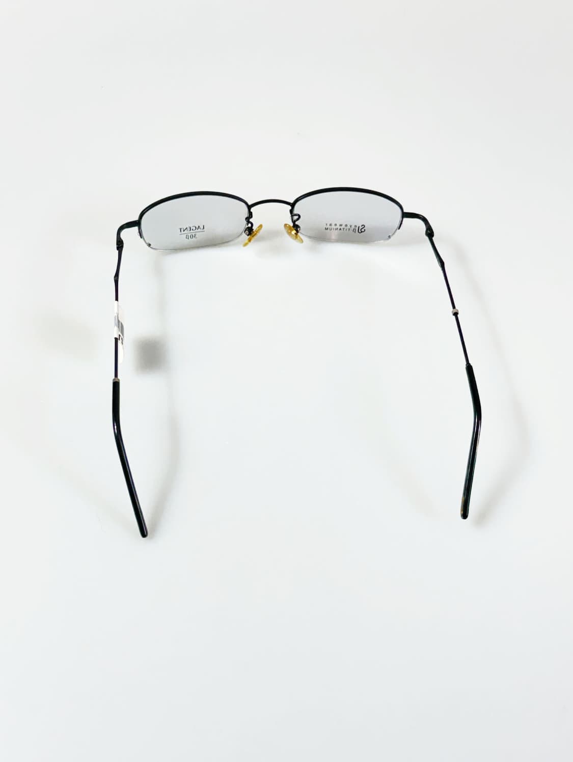 서전 SJ LAGENT 블랙 티타늄 반무테 빈티지 안경 상품이미지5