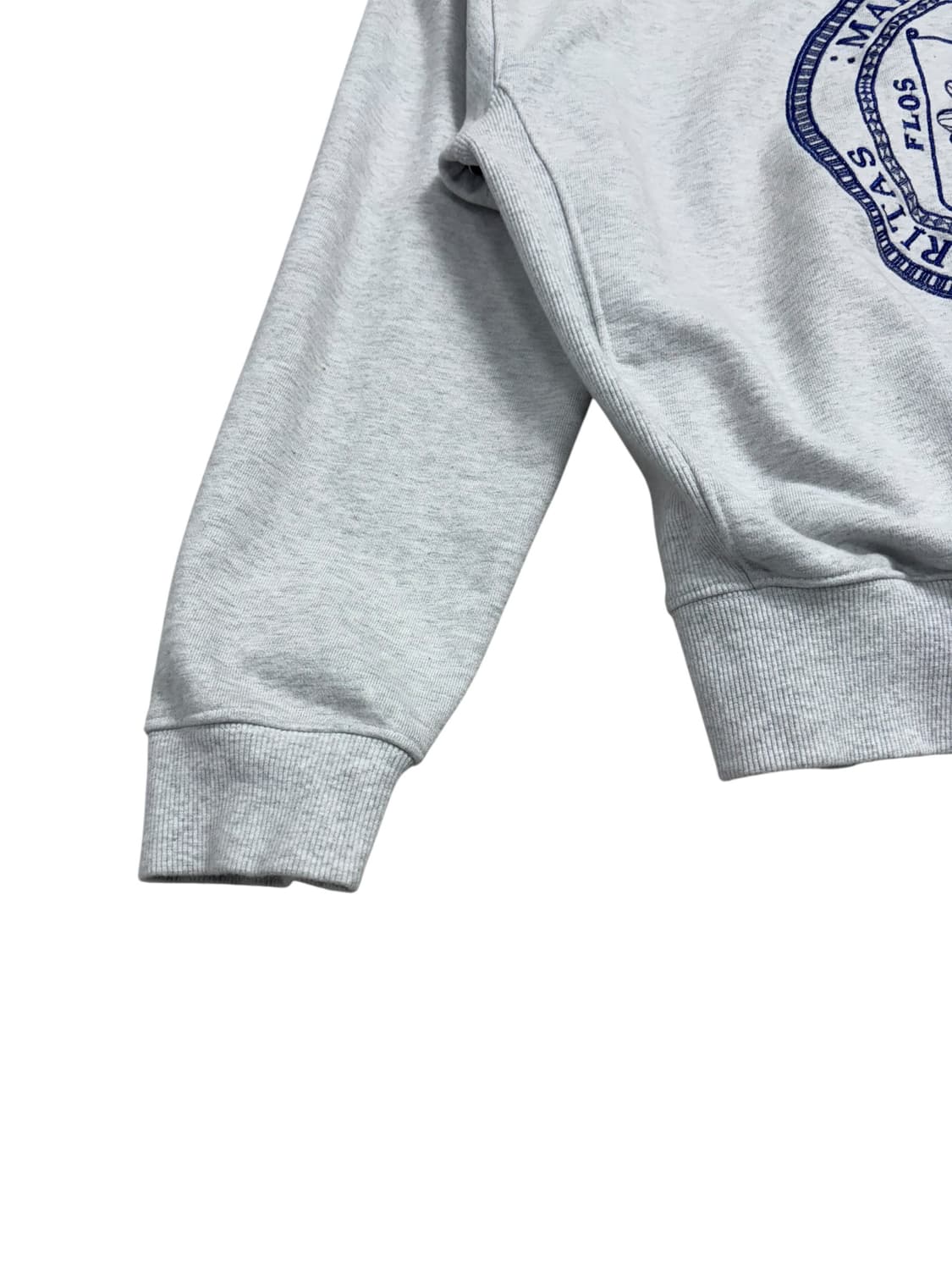 마르디 메크르디 플라워 맨투맨 화이트 상품이미지3