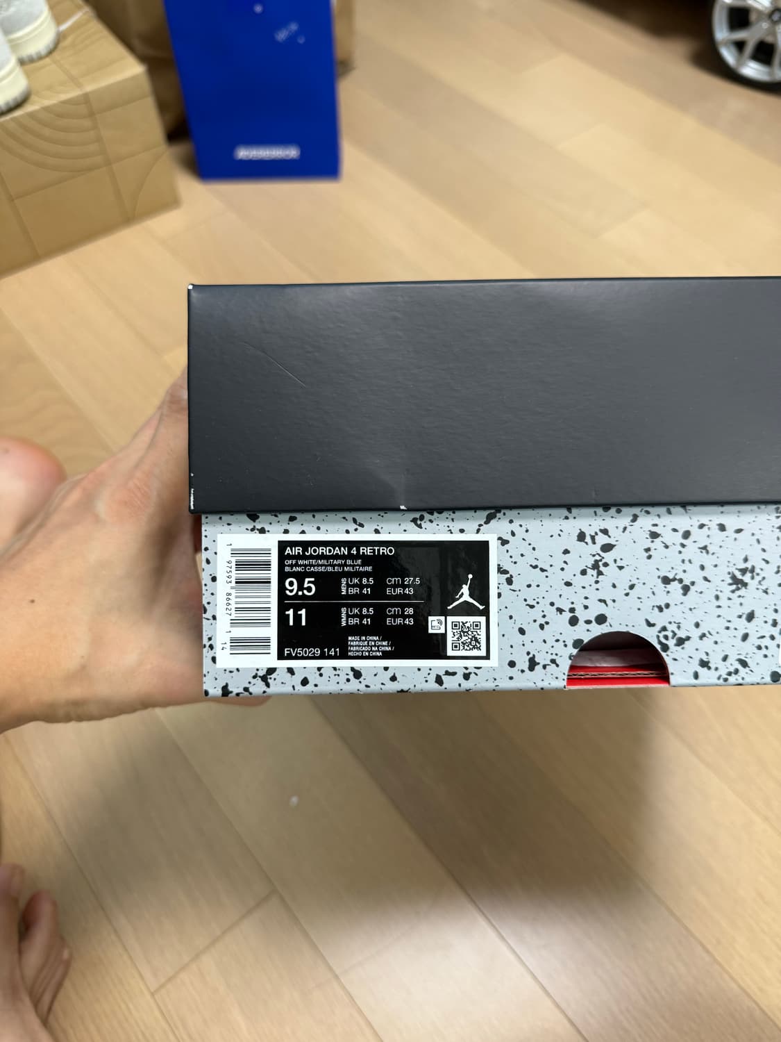 조던 4 인더스트리얼 밀리터리 블루 상품이미지6