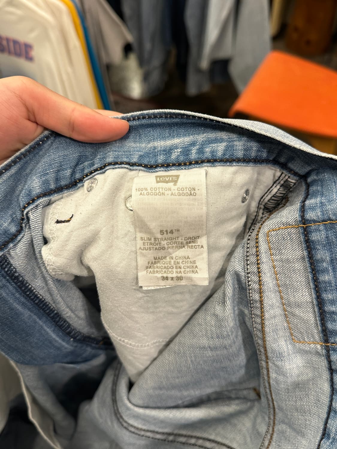리바이스 514 W34 L30 상품이미지4